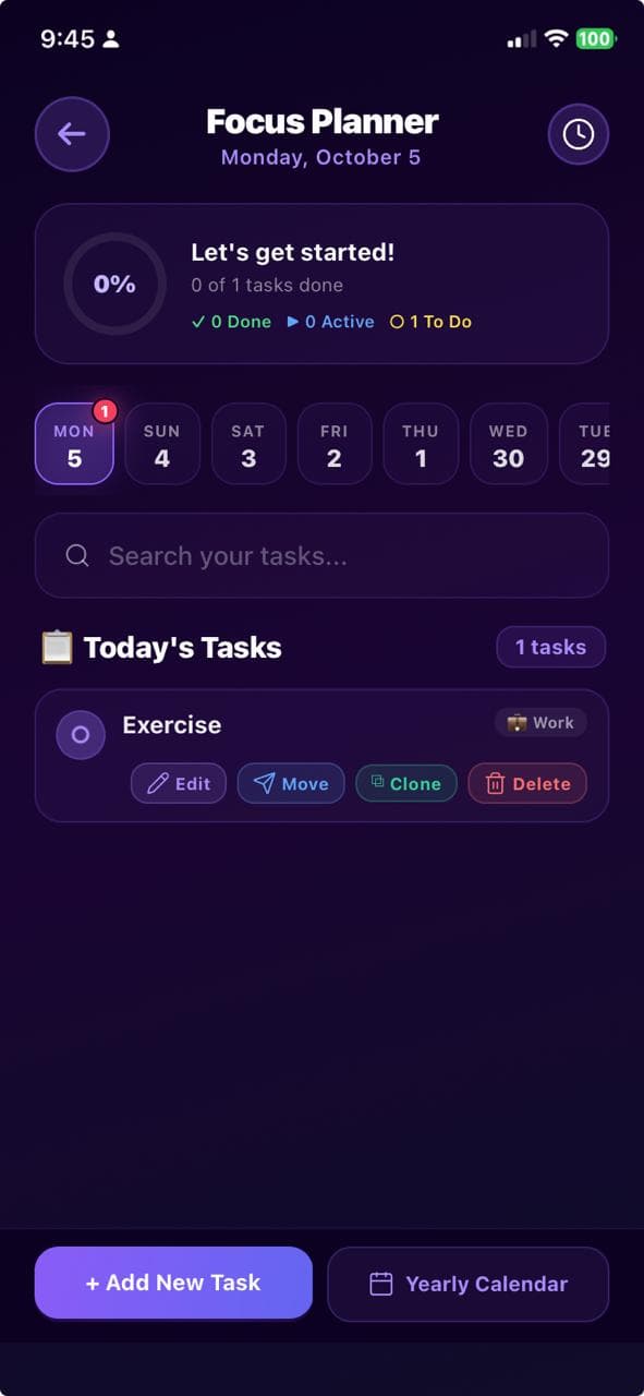 Dhira Focus Planner